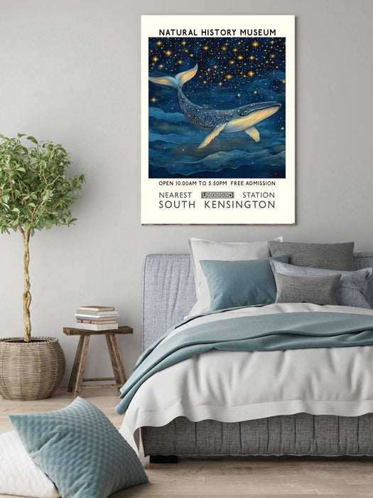 Natural History Whale  Museum Art Print