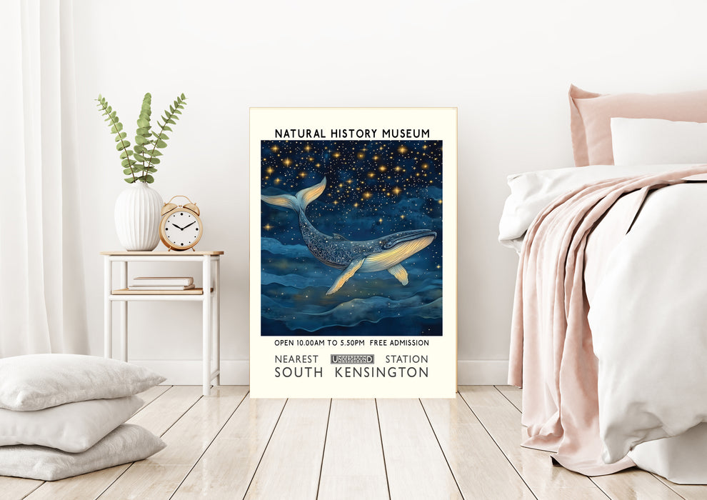 Natural History Whale  Museum Art Print