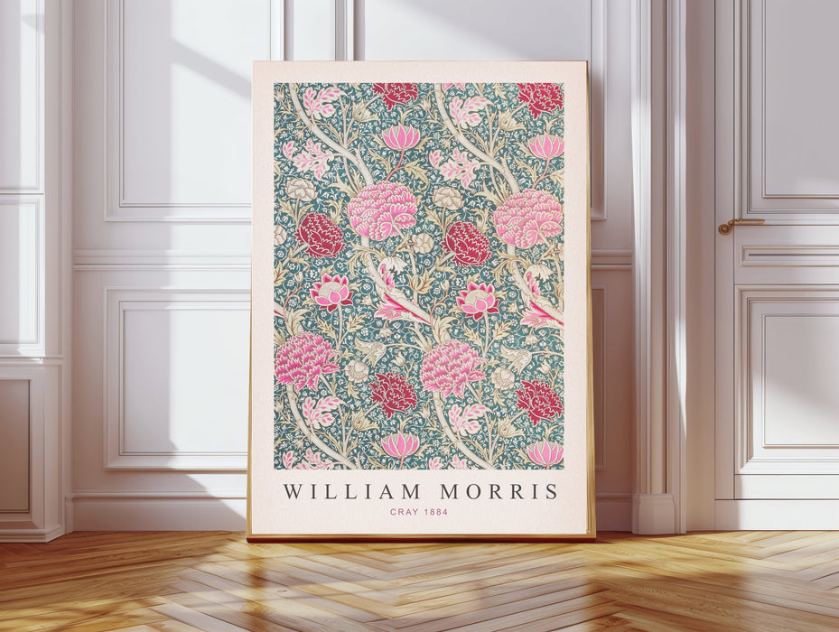 William Morris Botanical Cray Art Print
