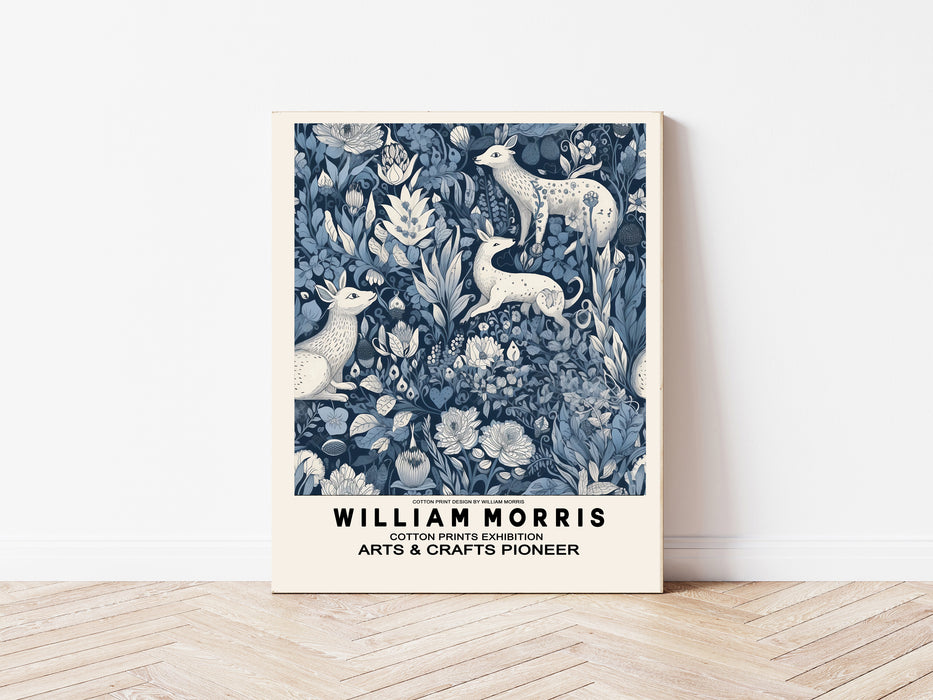 William Morris Blue Forest Print