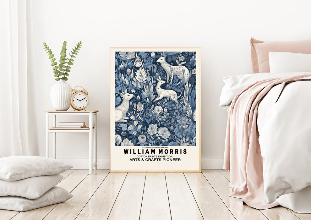 William Morris Blue Forest Print