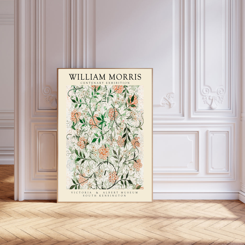 William Morris Jasmine Print UK | V&A Exhibition Poster | Stanley
