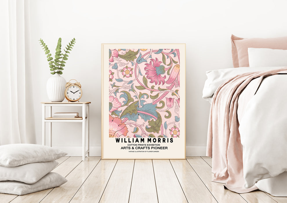 William Morris Pink Meadow Art Print