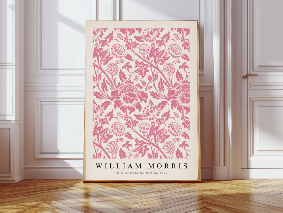 William Morris Pink Set Of Two Art Prints