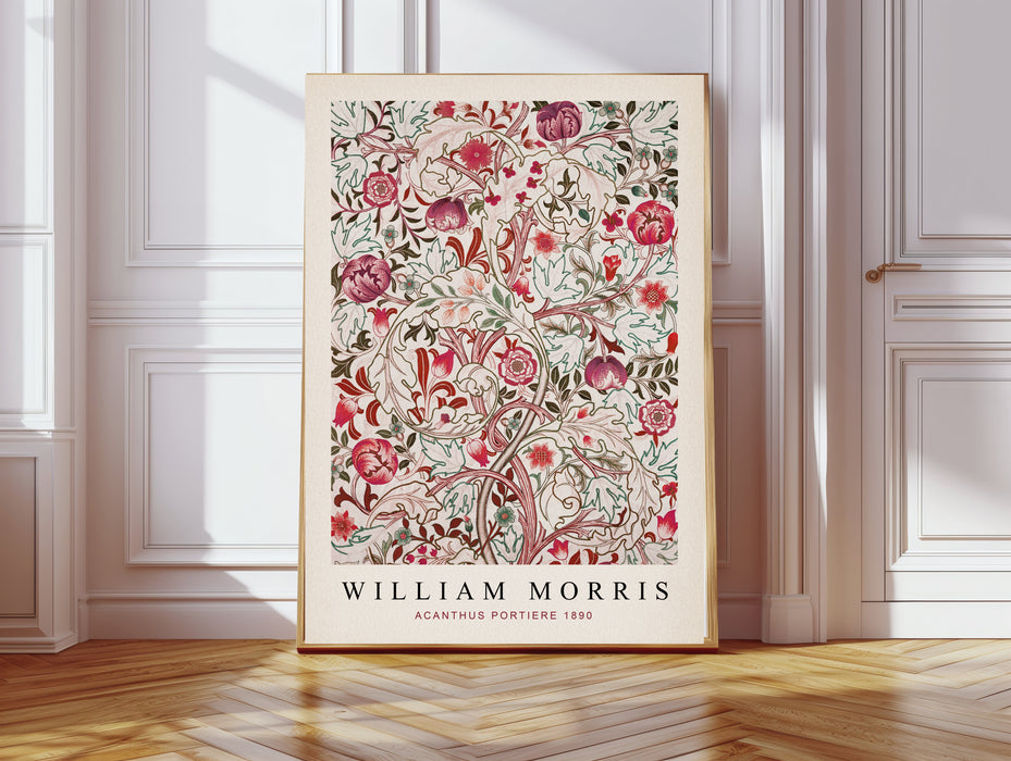 William Morris Acanthus Portiere 1890 Art Print