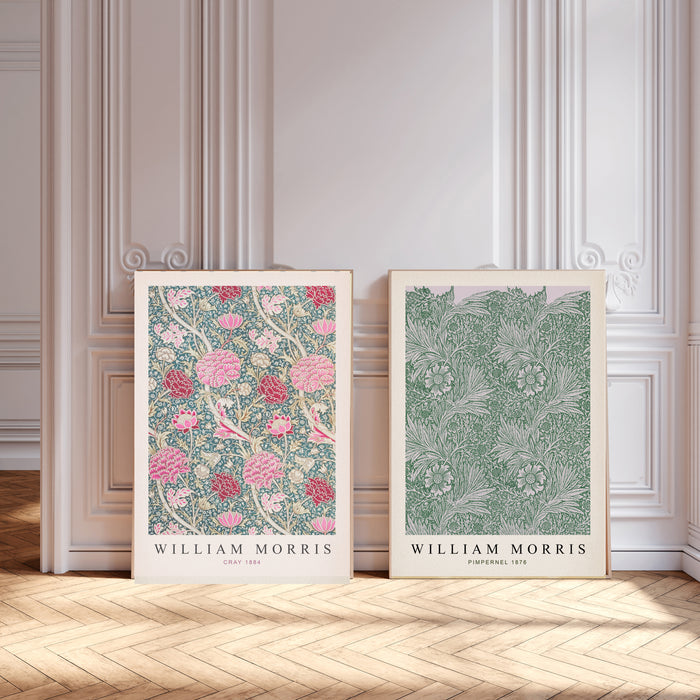 William Morris Floral Set Of Two Art Prints