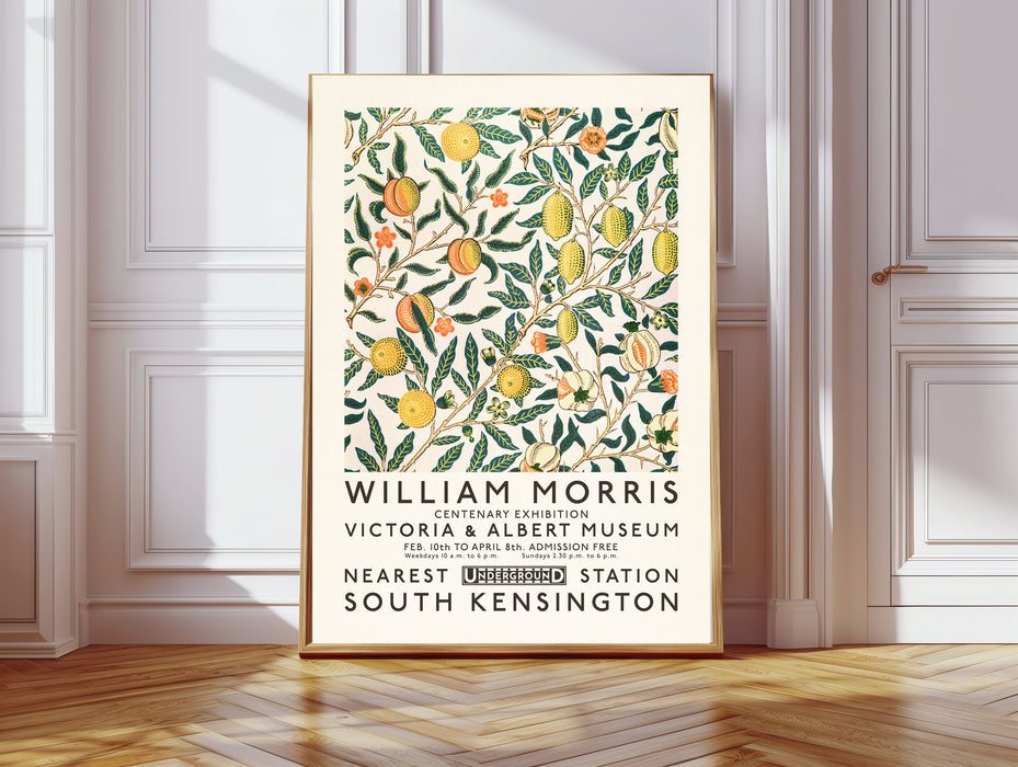 William Morris Centenary Fruit Citrus art print — giclée on museum-grade paper — Stanley Street Studio