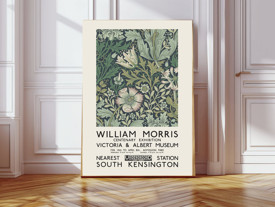 William Morris Centenary Exhibition art print — giclée on museum-grade paper — Stanley Street Studio