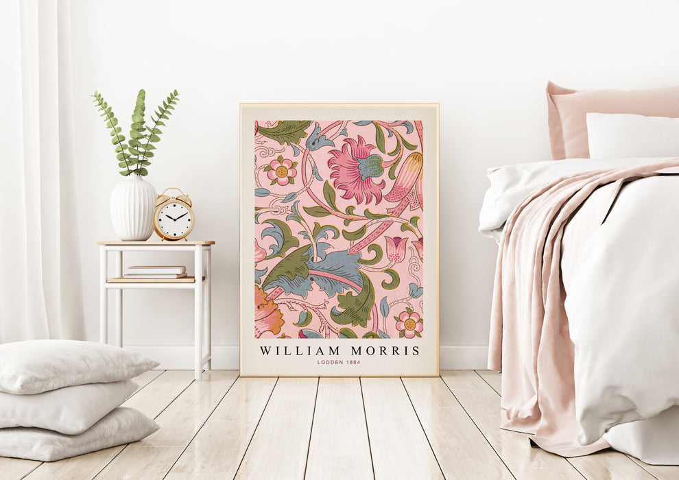 William Morris Lodden 1884 Art Print