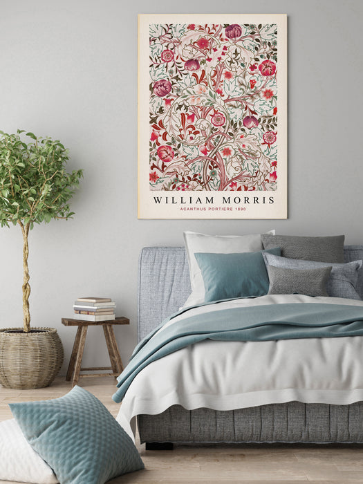 William Morris Acanthus Portiere 1890 Art Print