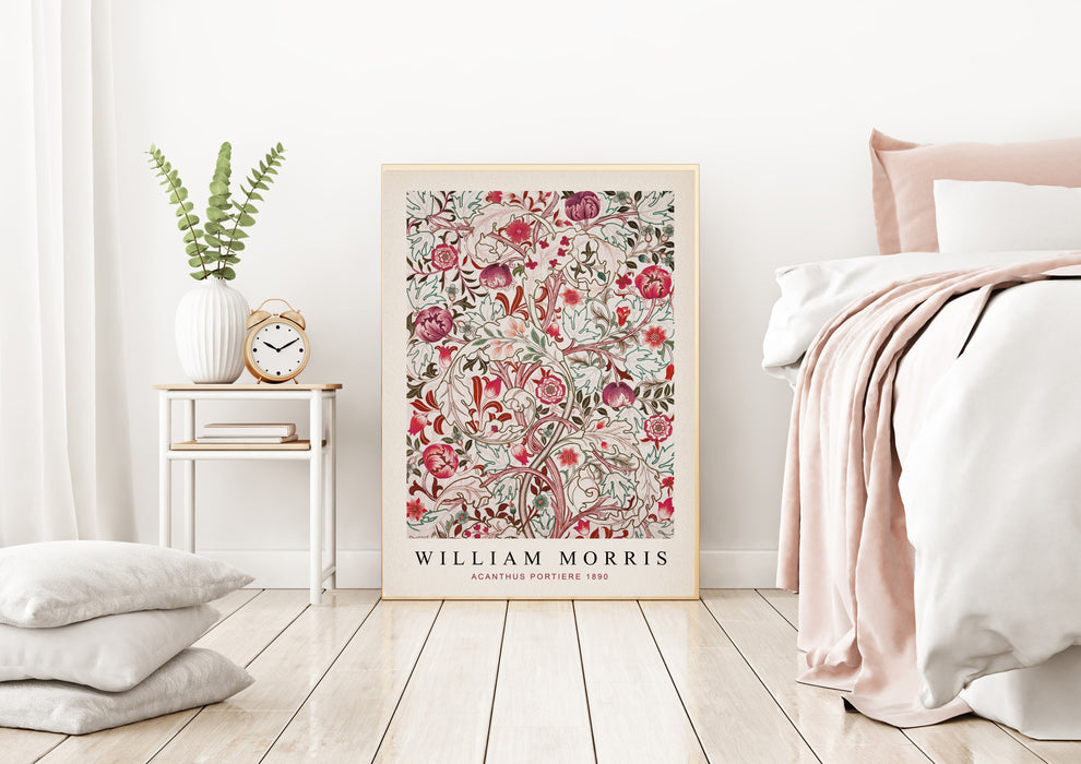 William Morris Acanthus Portiere 1890 Art Print