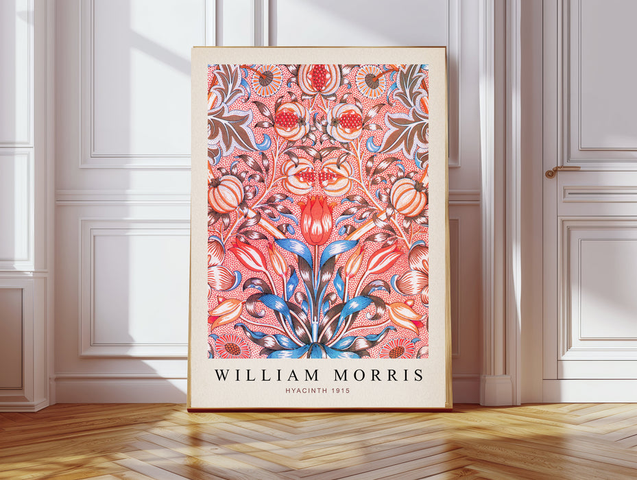 William Morris Hyacinth Pink Art Print