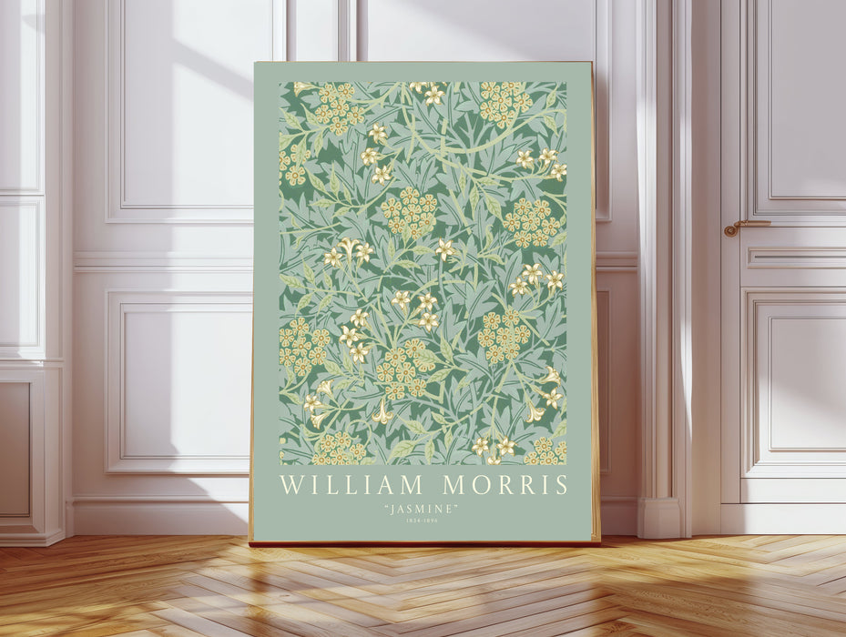 William Morris Botanical Jasmine Art Print