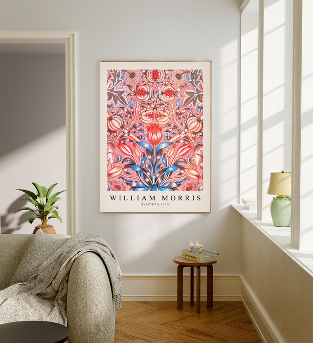 William Morris Hyacinth Pink Art Print