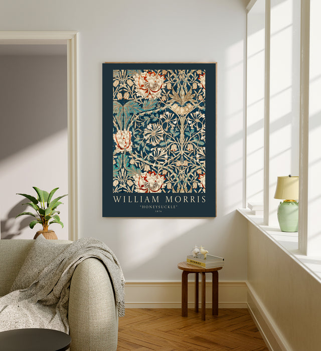 William Morris Honeysuckle Art Print