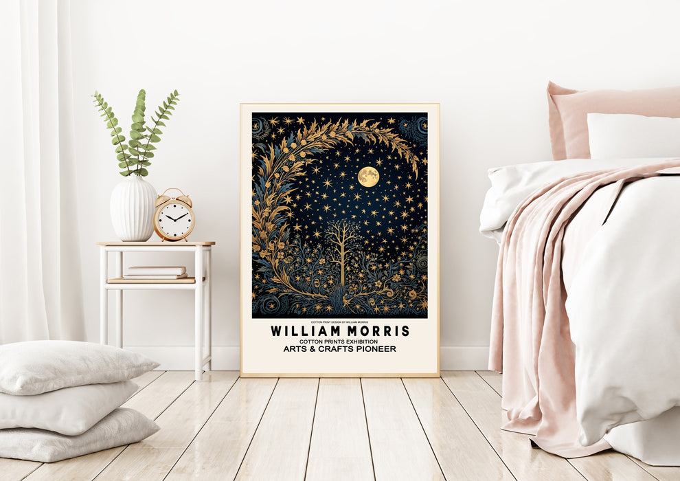 William Morris Night Sky Art Print