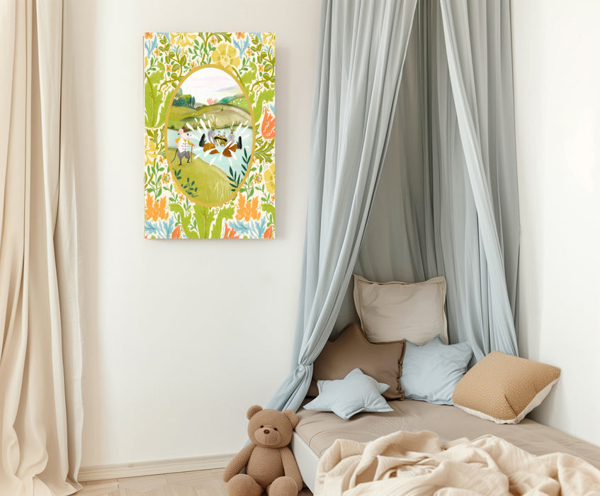 Wind In The Willows Vintage Book Cover Art Print