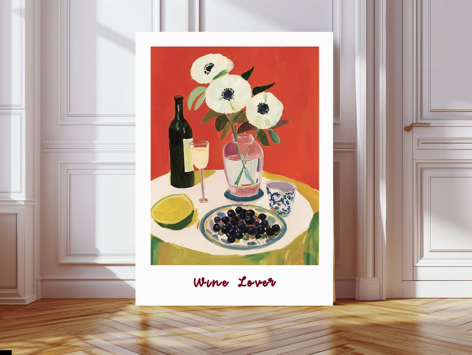 Wine Lover Kitchen Art Print