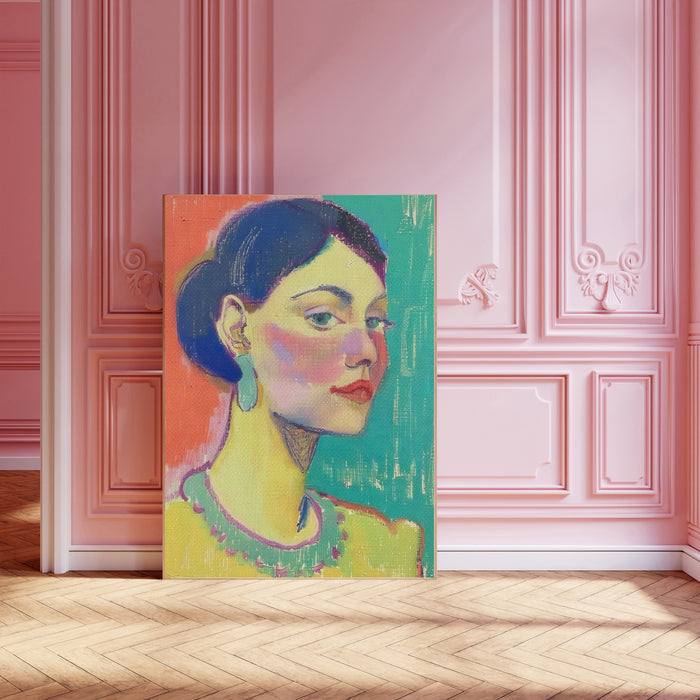 Vintage Portrait Of A Woman Art Print