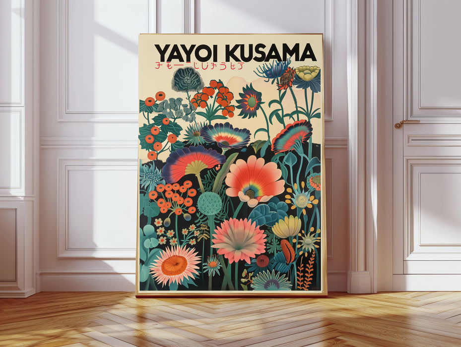 Japanese Yayoi Kusama Inspired Art Print