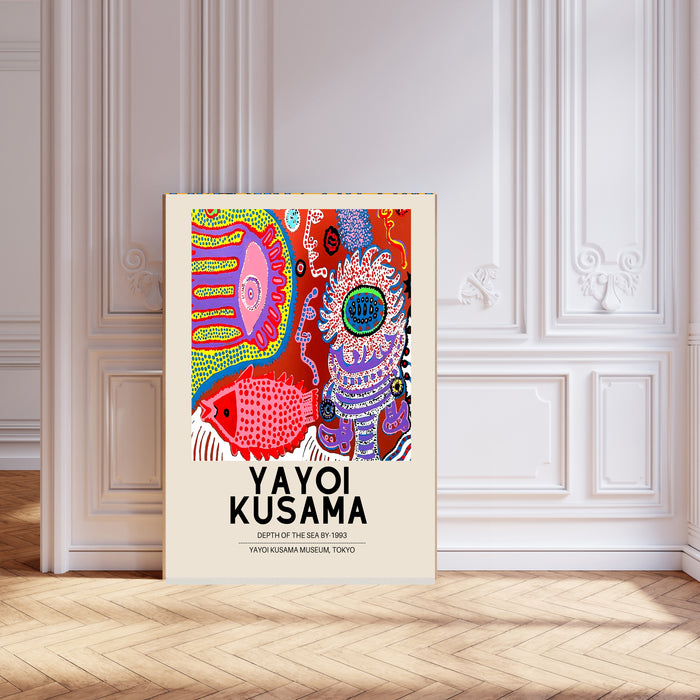 Yayoi Kusama Inspired Art Print