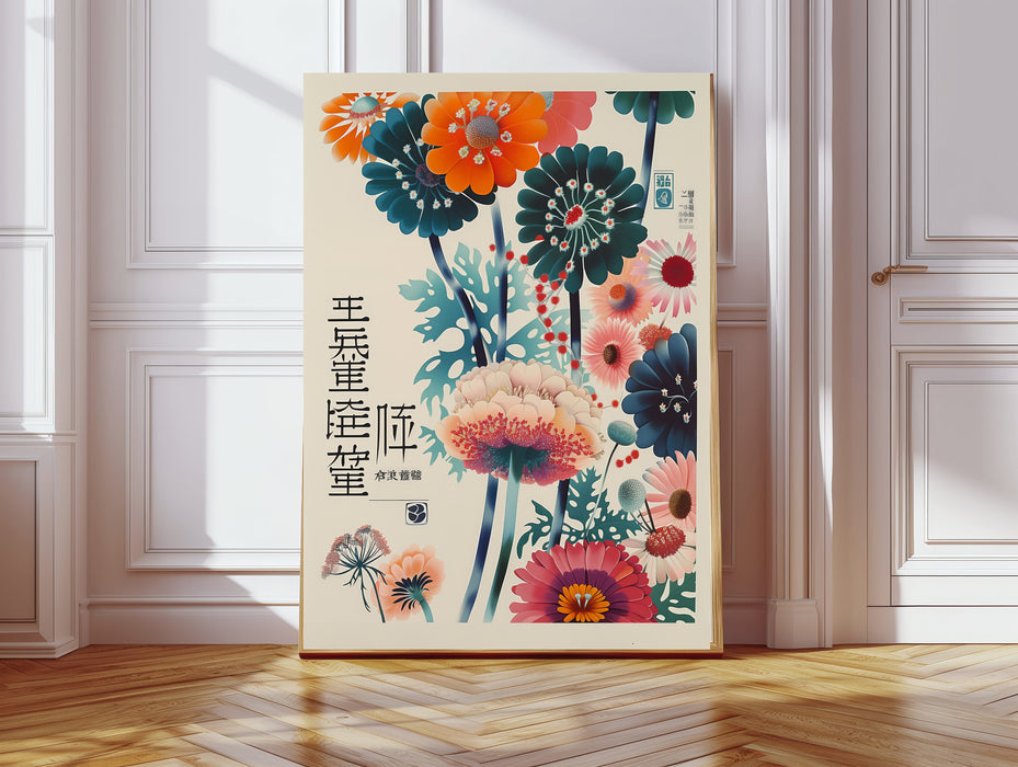 Japanese Yayoi Kusuma Inspired Art Print