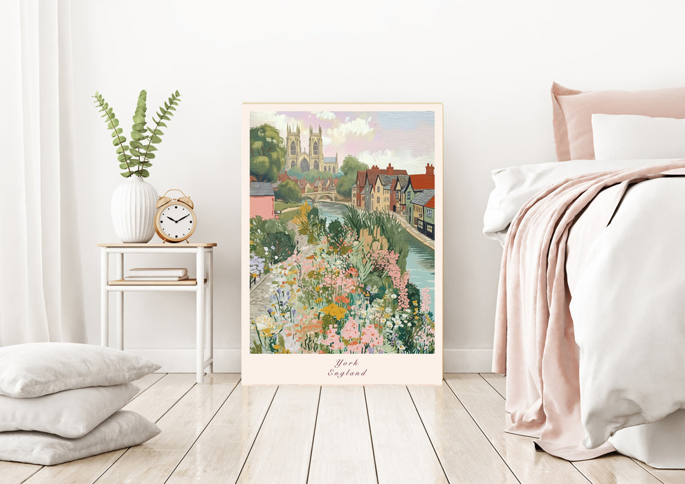 York, England City Travel Art Print
