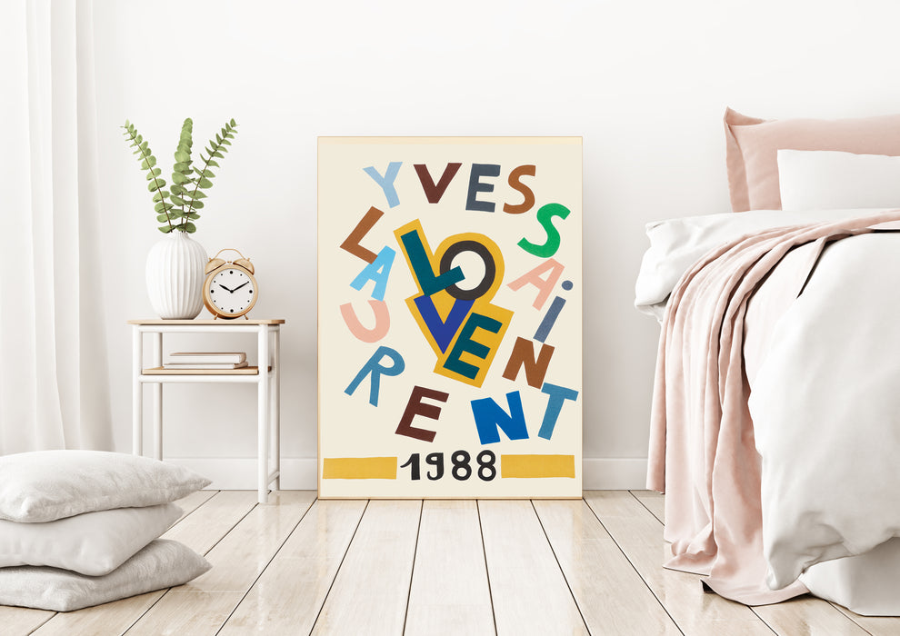 French Love Art Print 1980