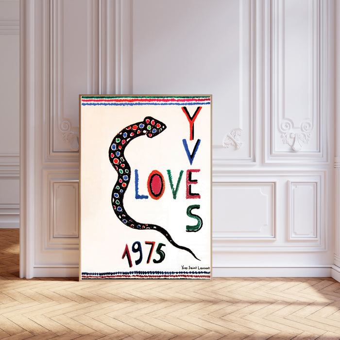French Love Print 1975