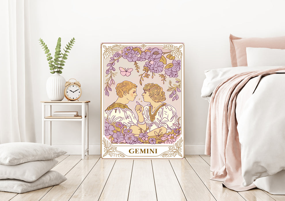 Gemini Star Sign Art Print