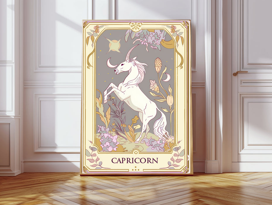 Capricorn Star Sign Art Print