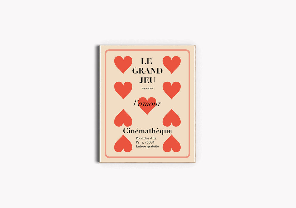 French Amour Cinema Exhibition Print