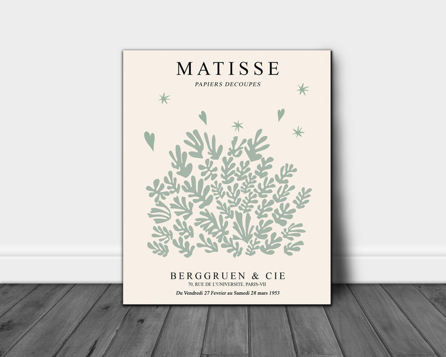 Matisse Green Leaf Print