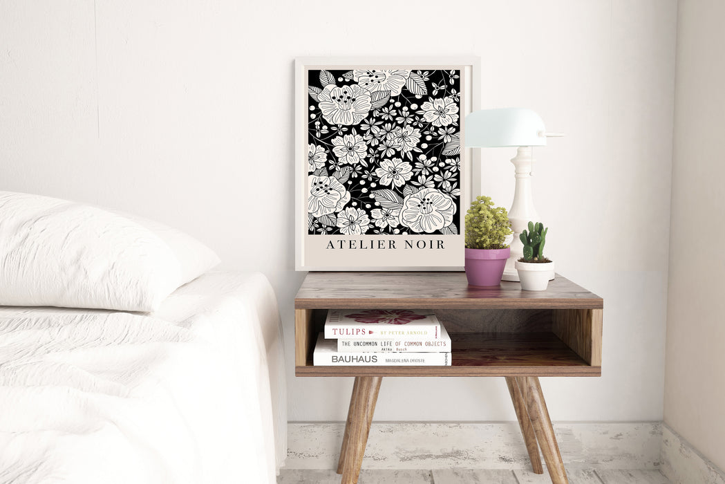 Atelier Noir Floral Abstract Giclee Art Print