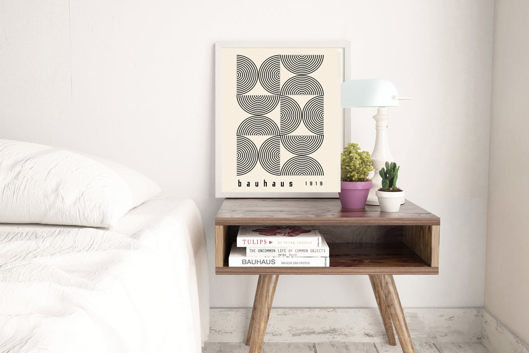 Bauhaus Black and White Art Print