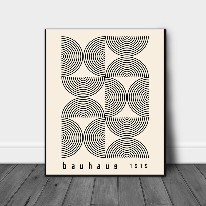 Bauhaus Black and White Art Print