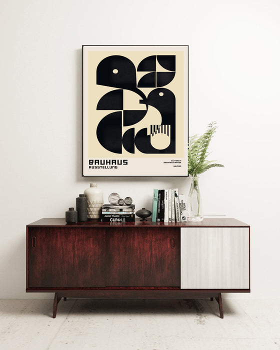 Bauhaus Mid Century Art Print