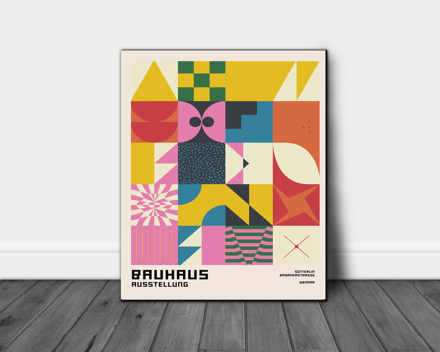 Bauhaus Retro Art Print