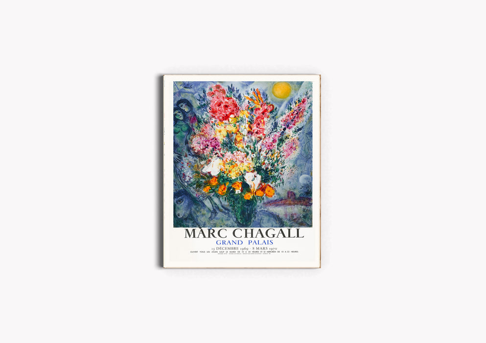 Marc Chagall Flowersl Art Print