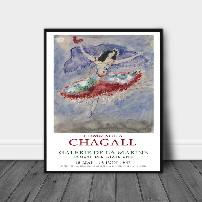 Marc Chagall Art Print The Ballet
