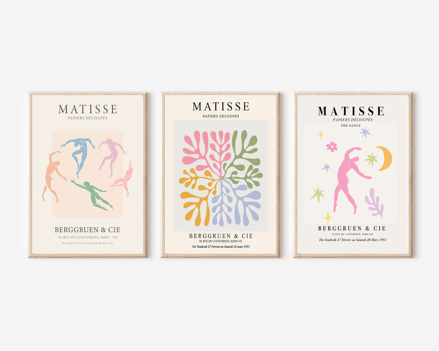Gallery Wall Sets Pastals Matisse Prints