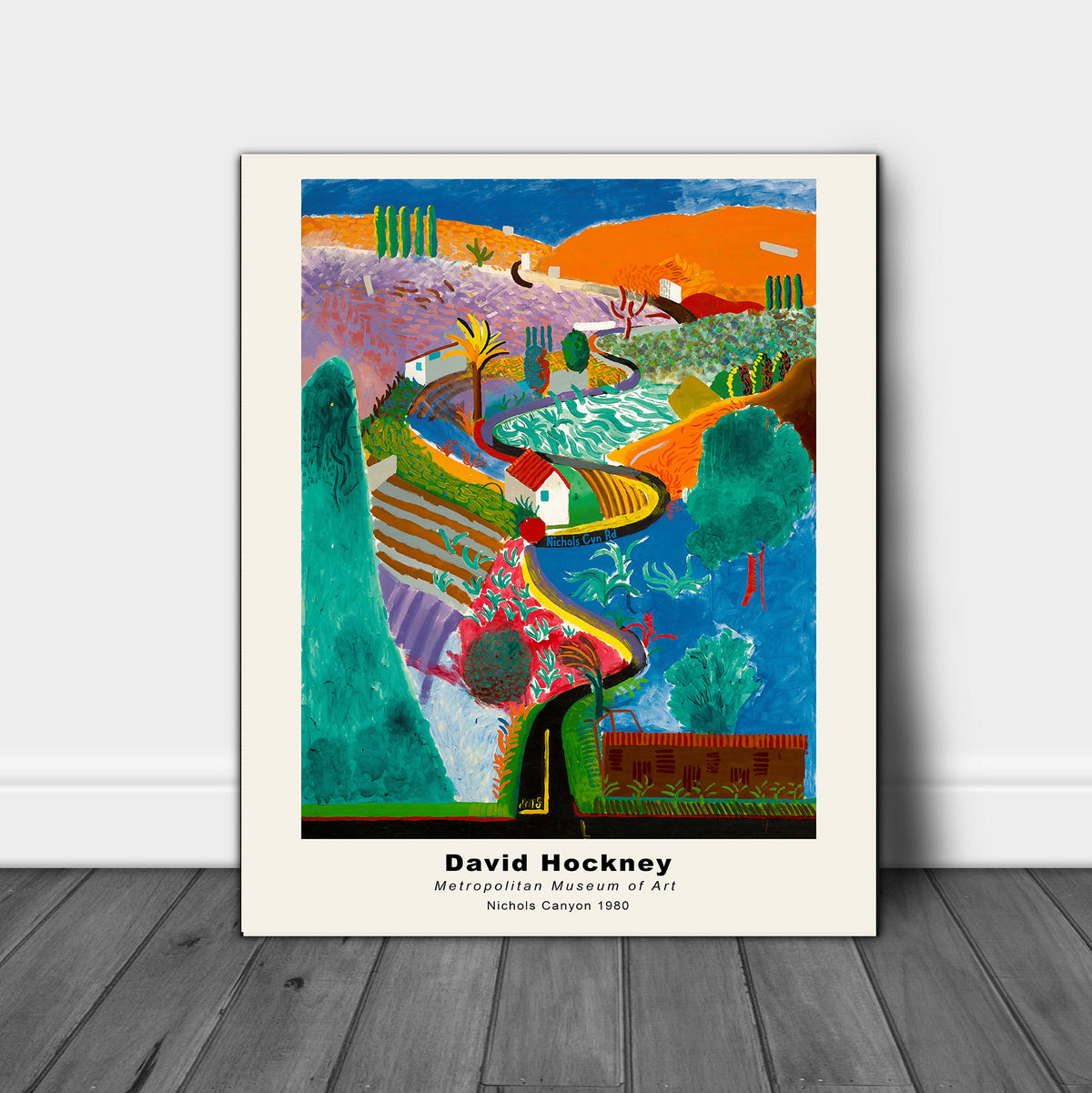 David Hockney Nichols Canyon 1980 Print– Stanley Street Studio