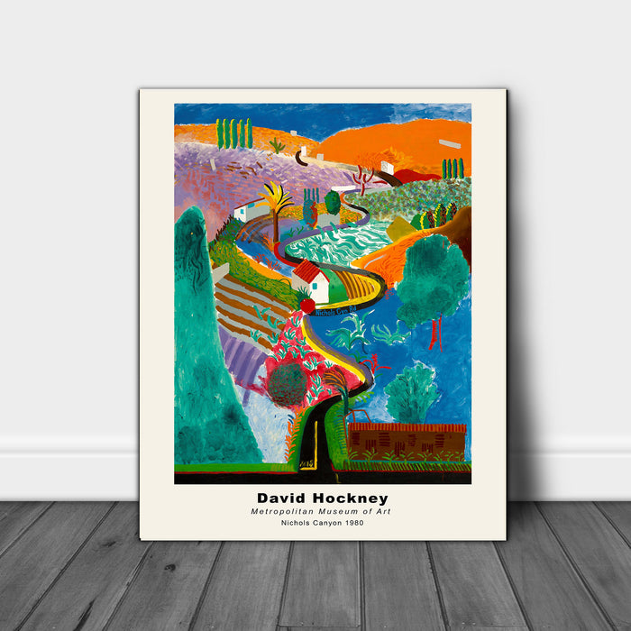David Hockney Nichols Canyon 1980 Print