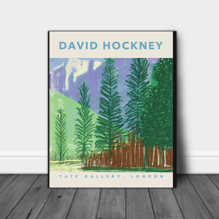 David Hockney Forest Print