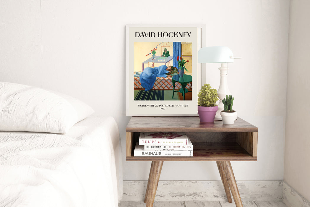 David Hockney Print Model 1977