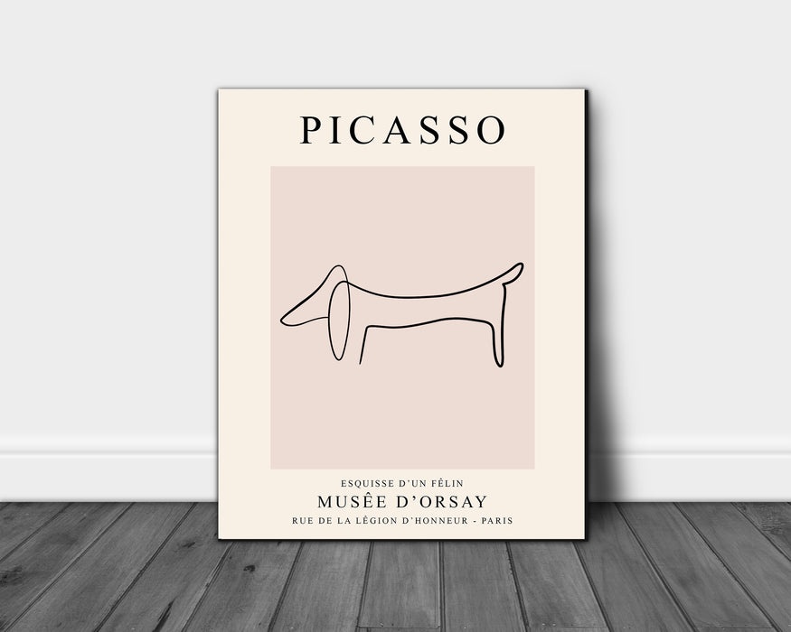 Picasso Dog Print
