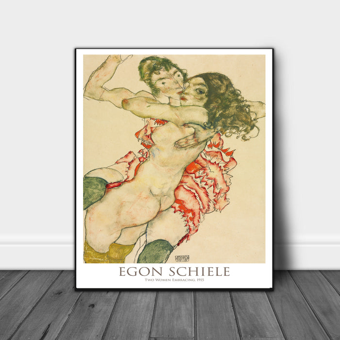 Egon Schiele Love Art Print