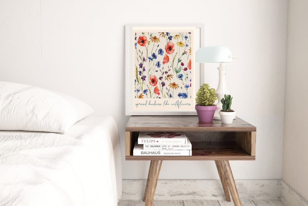 Flower Meadow Quote Print