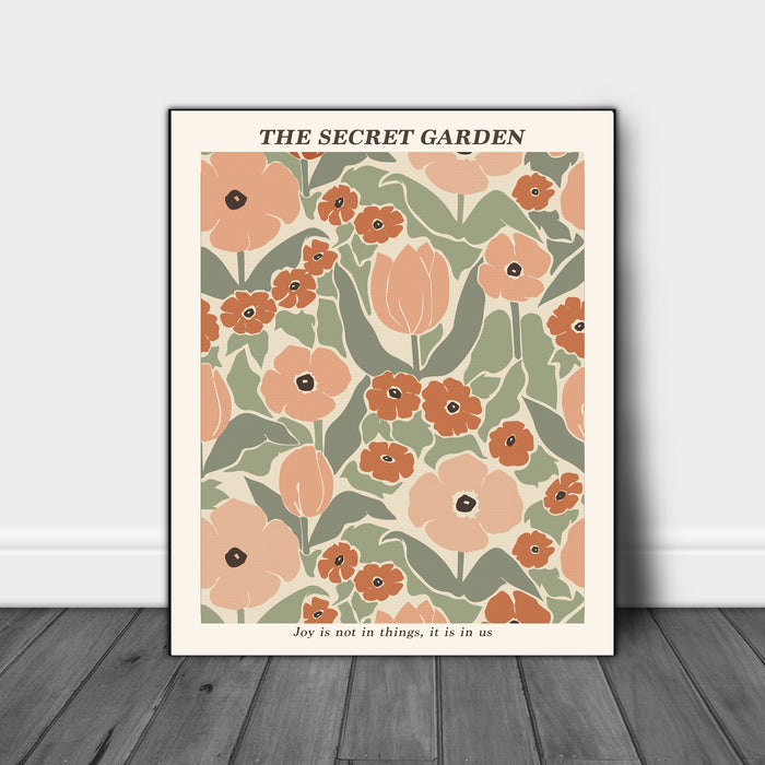 Secret Garden Art Flower Print