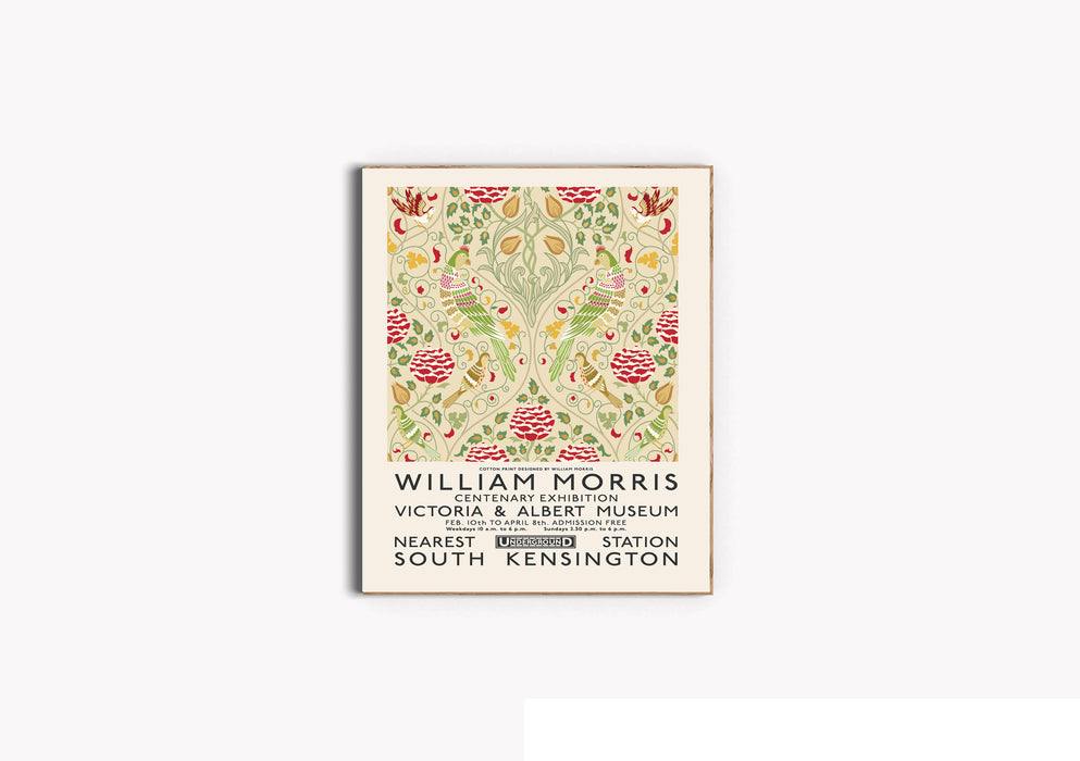 William Morris Cream Bird Print